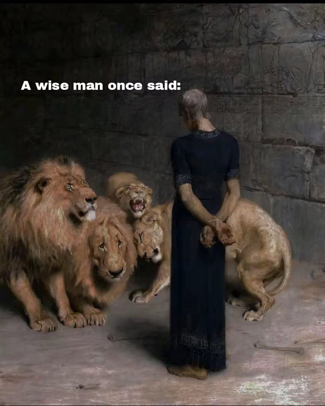 Slide 1: A wise man once said: