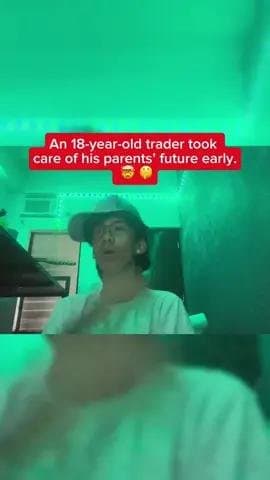 An 18-year-old trader took
care of his parents' future early.
🤯🤫