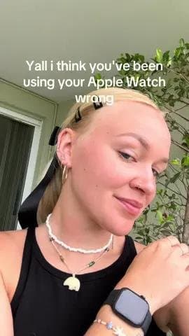 Yall i think you've been
using your Apple Watch
wrong