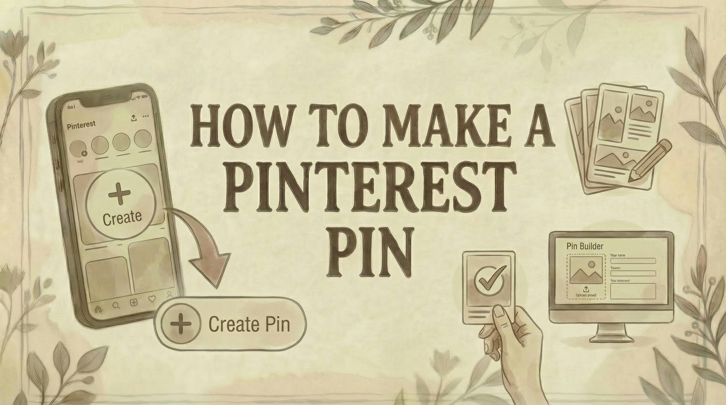 How to Make a Pin on Pinterest (Complete 2026 Guide)