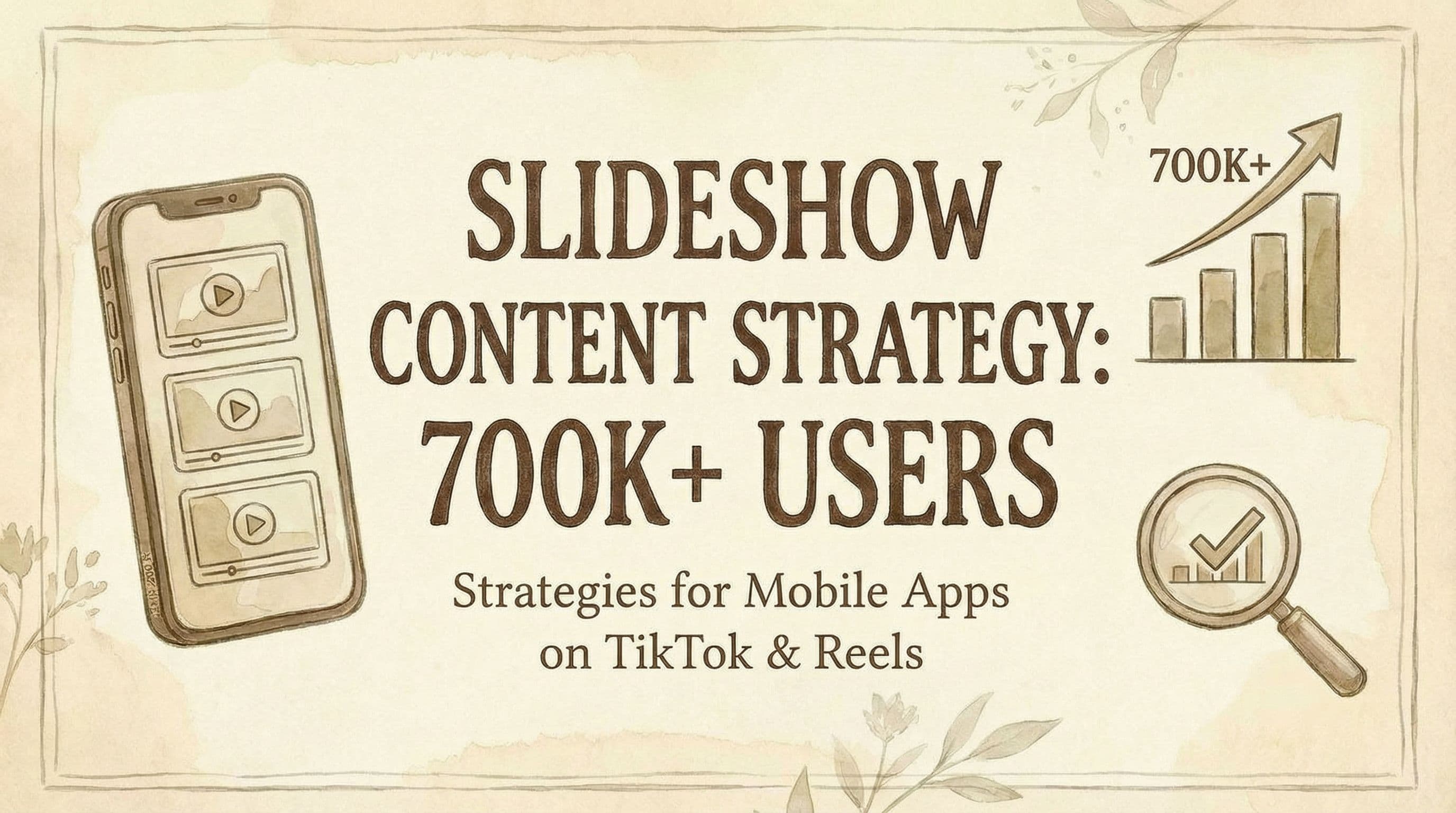 Slideshow Content Strategy - How Mobile Apps Generated 700K+ Users