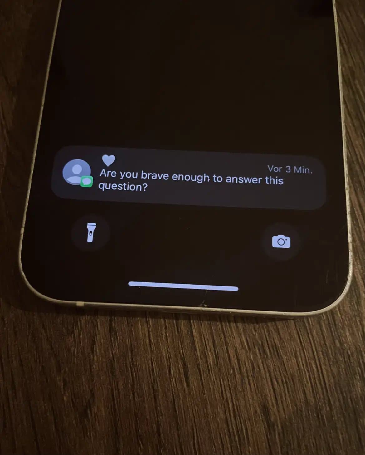 Slide 1: Are you brave enough to answer this
question?