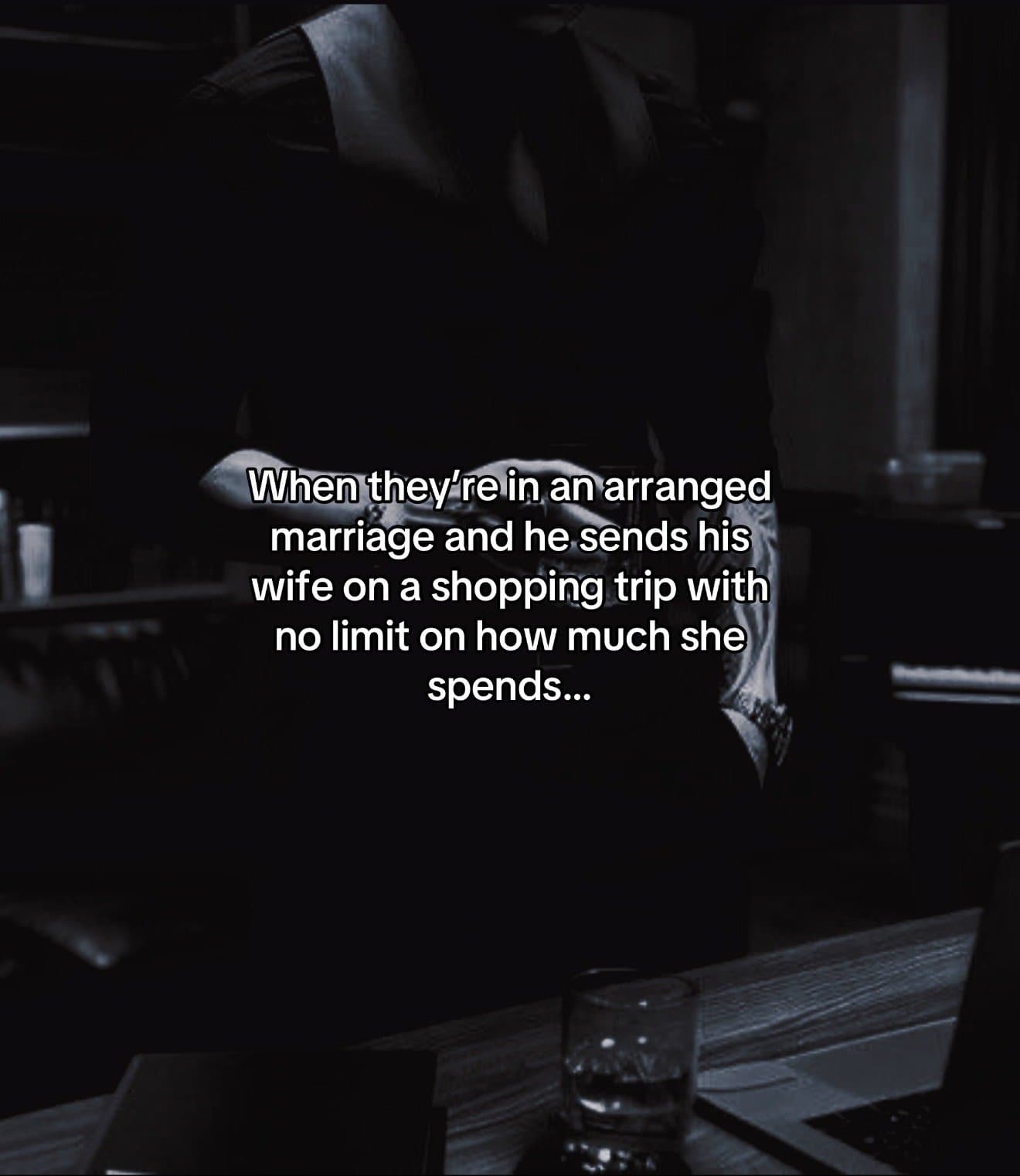 “I told you to buy yourself something,” he tells her...