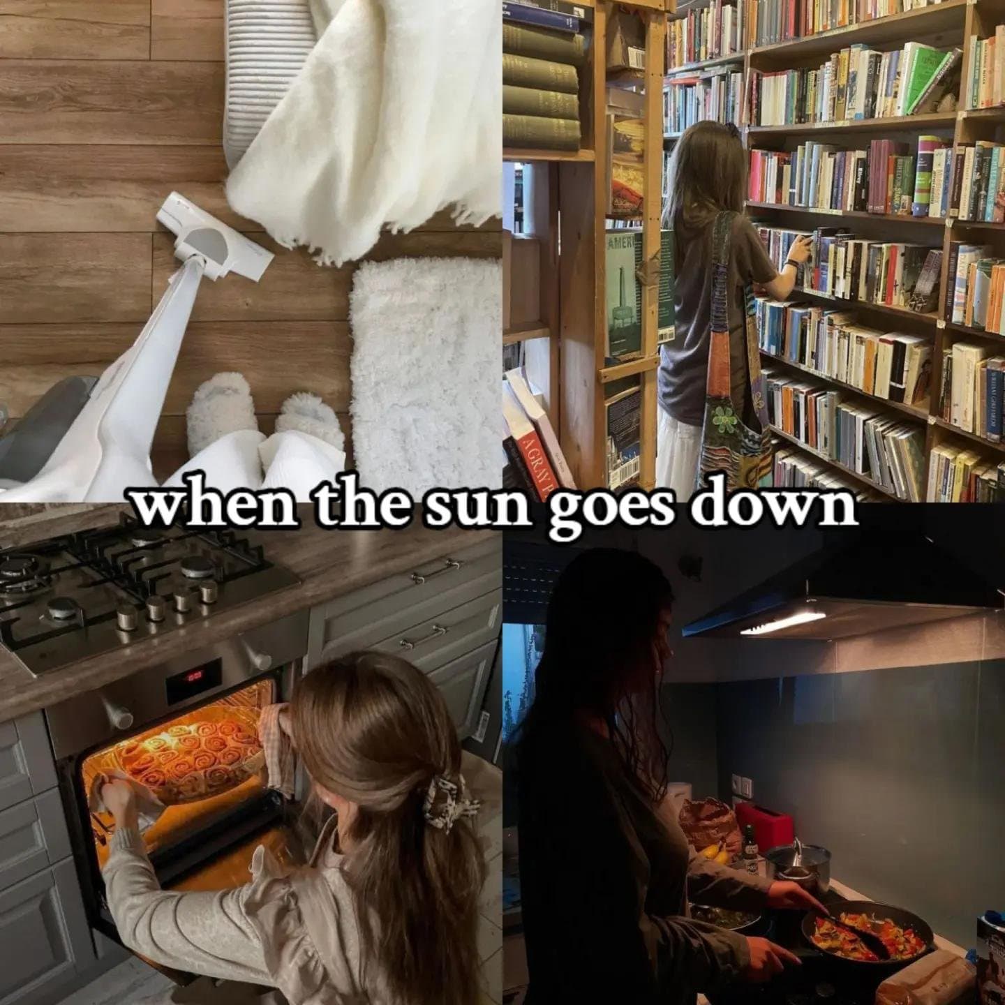 Slide 1: when the sun goes down