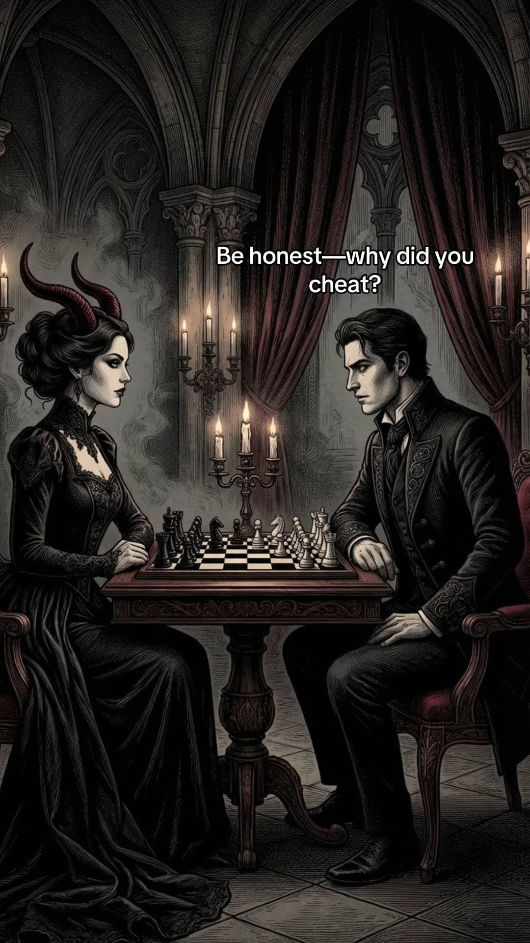 Slide 1: Be honest—why did you
cheat?