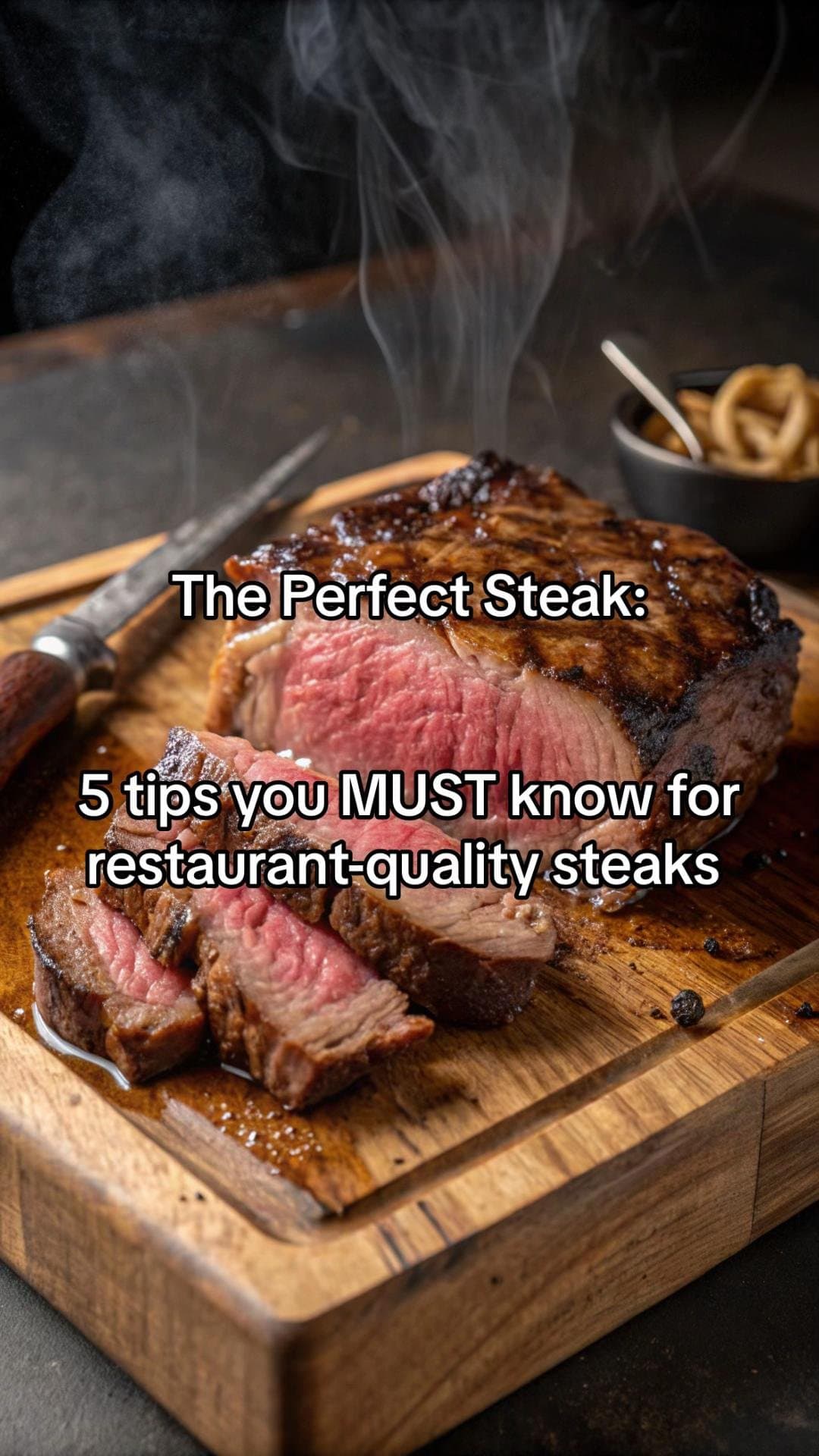 The Perfect Steak:
5 tips you MUST know for
restaurant-quality steaks