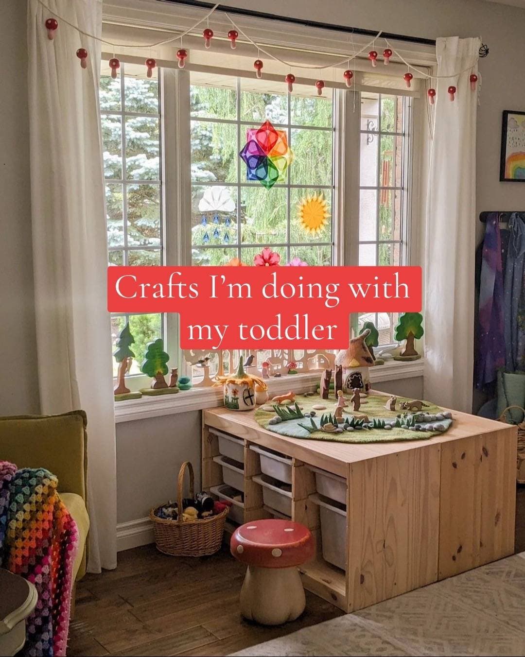 Crafts I'm doing with
my toddler