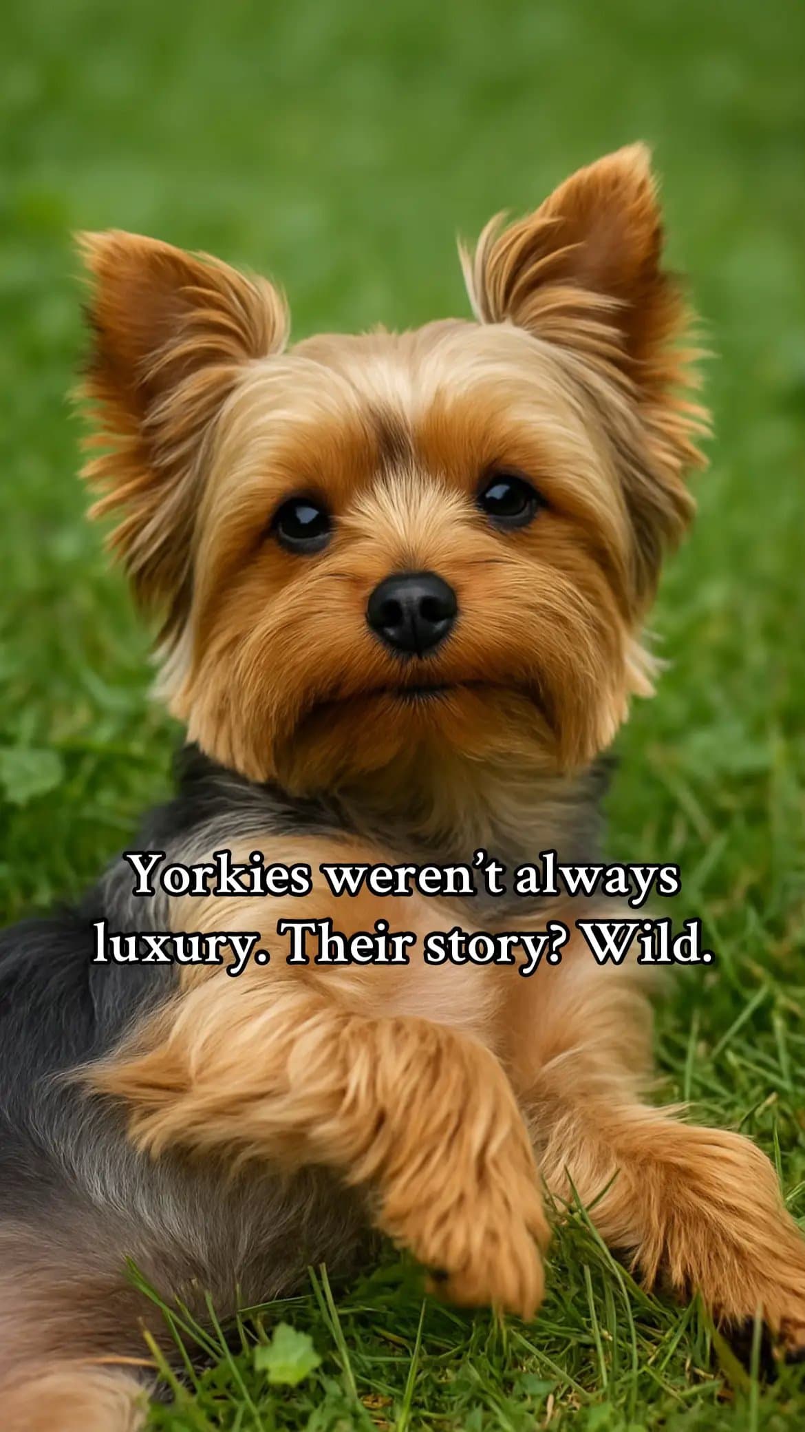 Yorkies weren't always
luxury. Their story? Wild.
