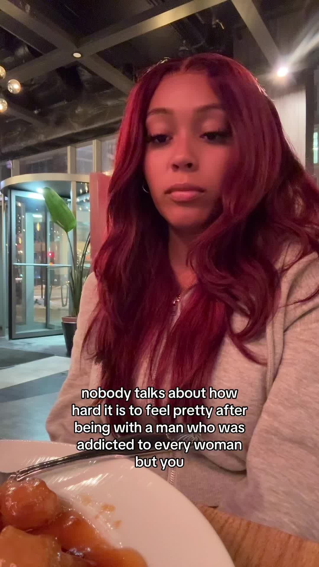 nobody talks about how
hard it is to feel pretty after
being with a man who was
β¦