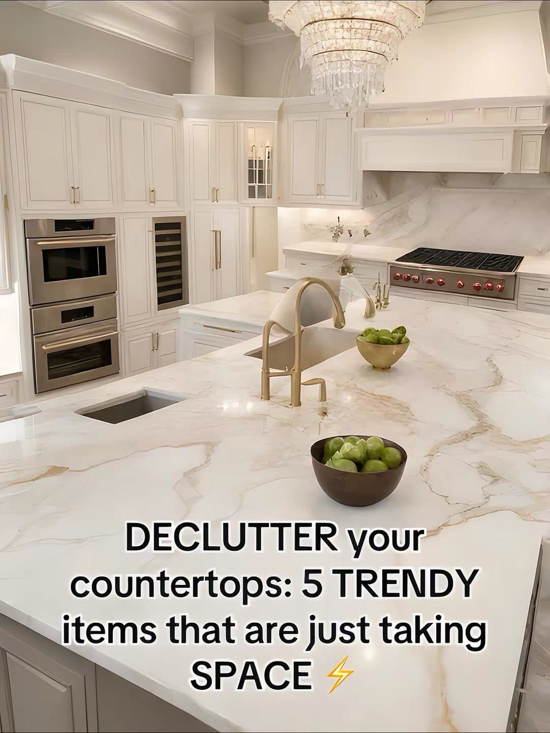 DECLUTTER your countertops: 5 TRENDY items that are just taking SPACE β‘