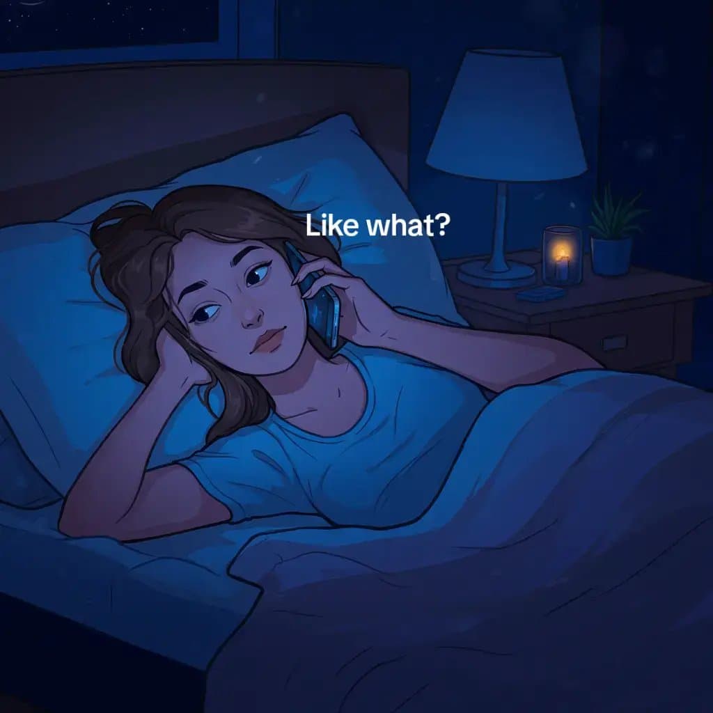 Are you sure
you're okay?