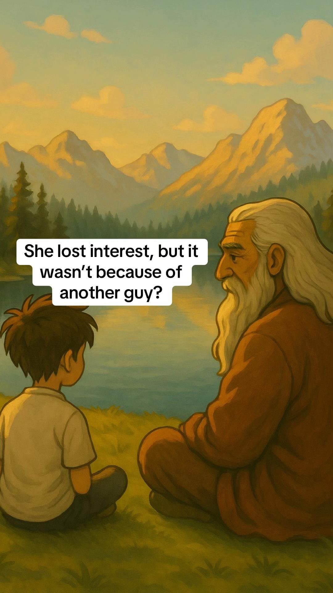 Slide 1: She lost interest, but it
wasn't because of
another guy?