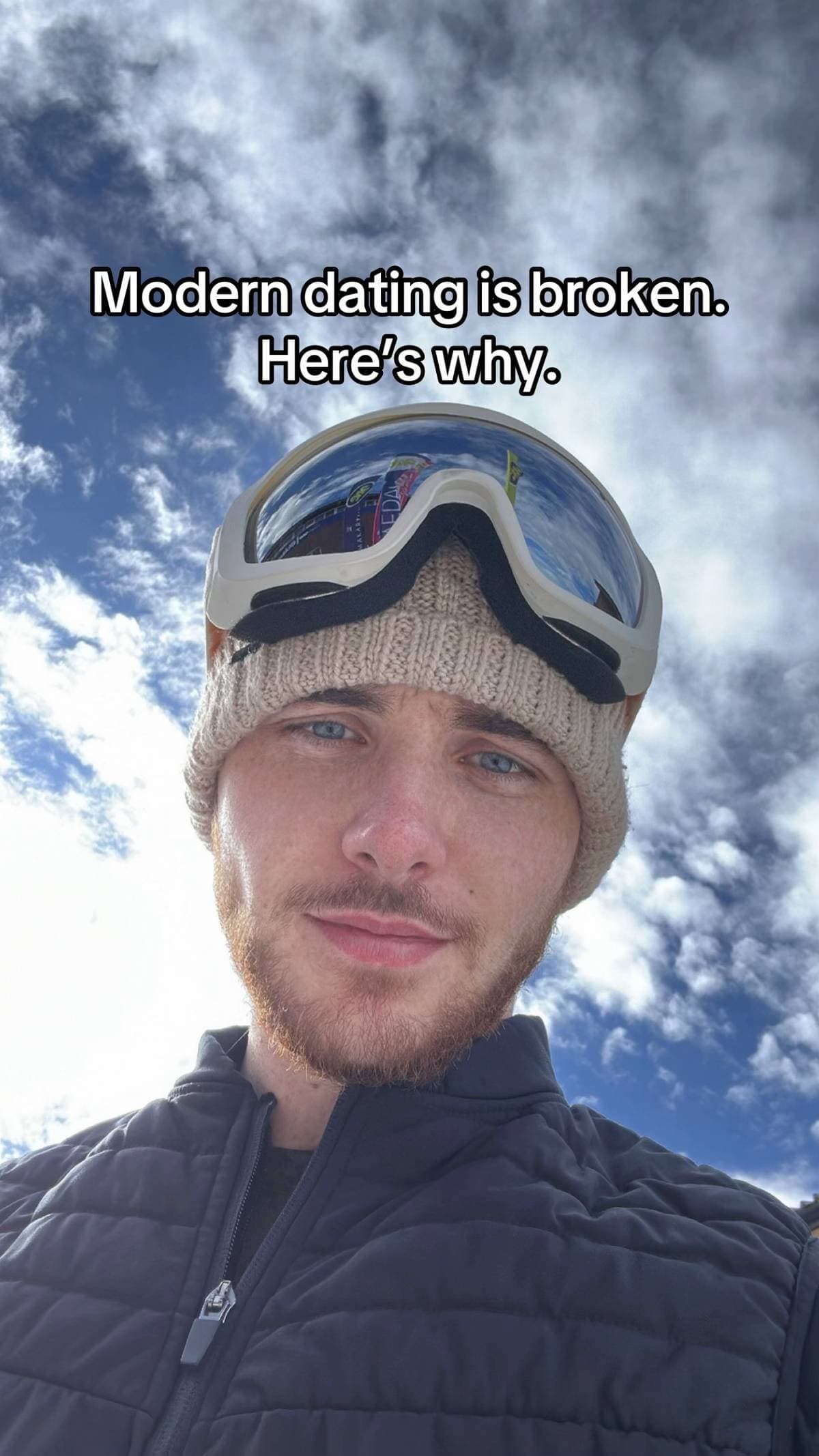 Slide 1: Modern dating is broken.
Here's why.