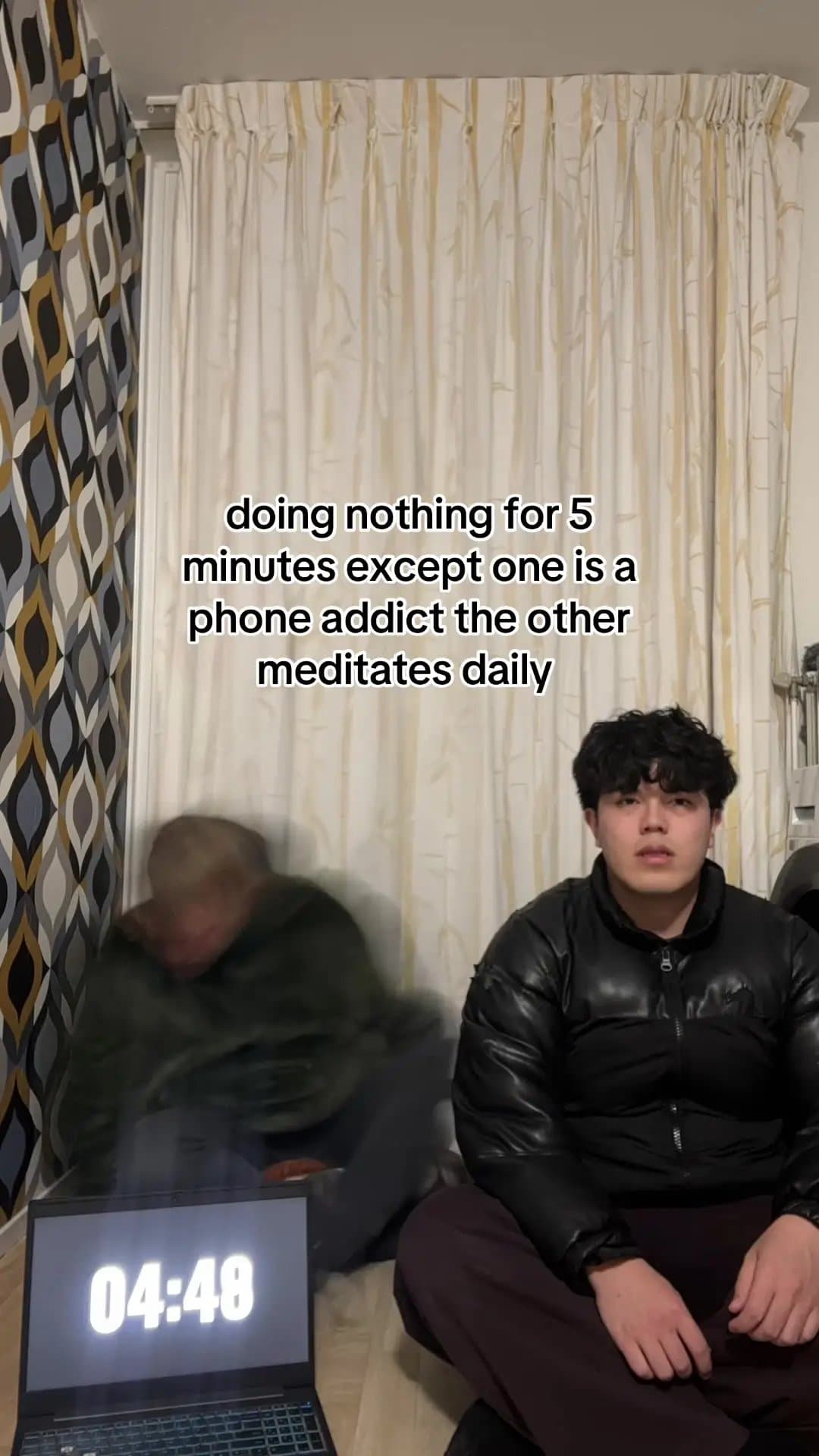 End phone addiction with meditation.