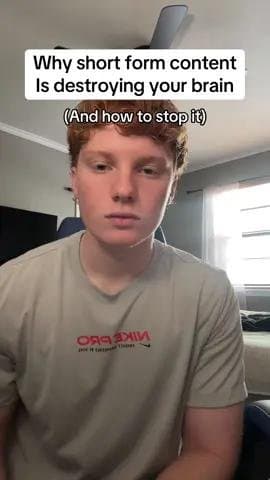 Why short form content
is destroying your brain
(And how to stop it)
Follow to…