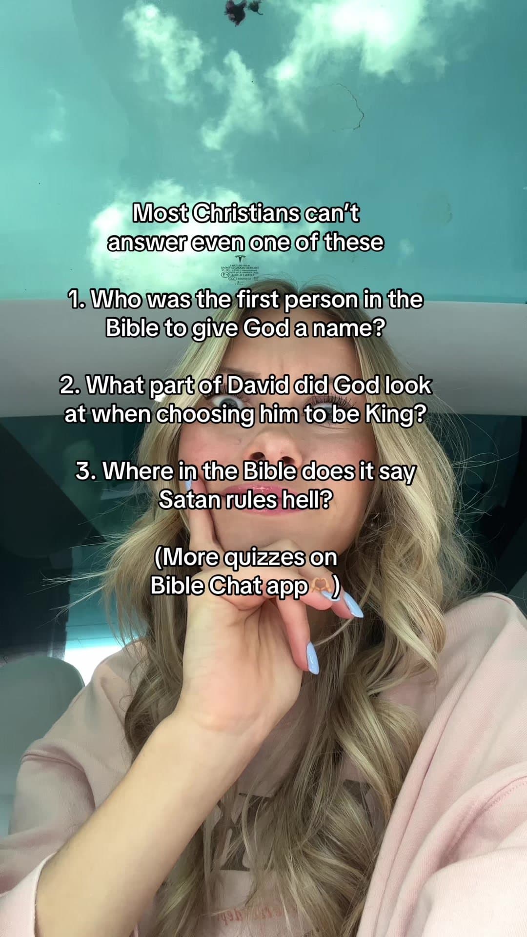 Most Christians can't
answer even one of these
1. Who was the first person in tβ¦