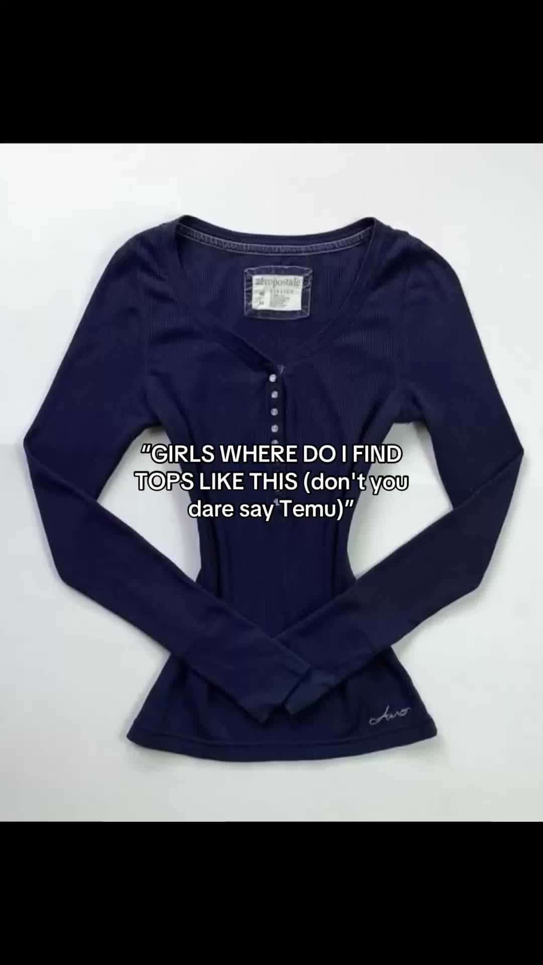 “GIRLS WHERE DO I FIND
TOPS LIKE THIS (don’t you
dare say Temu)”
See thrifted v…