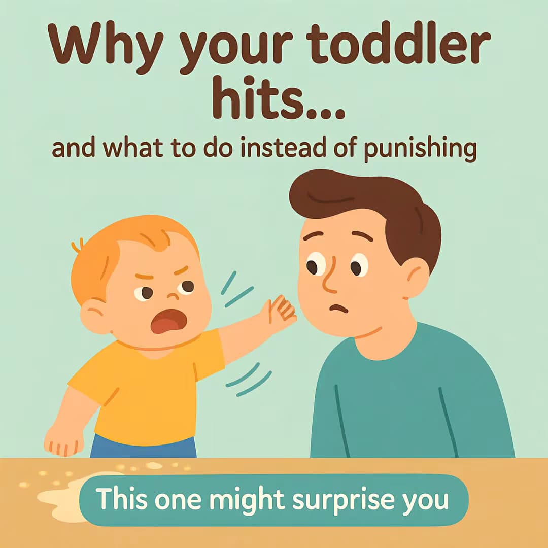 Slide 1: Why your toddler
hits...
and what to do instead of punishing
This one might surprise you