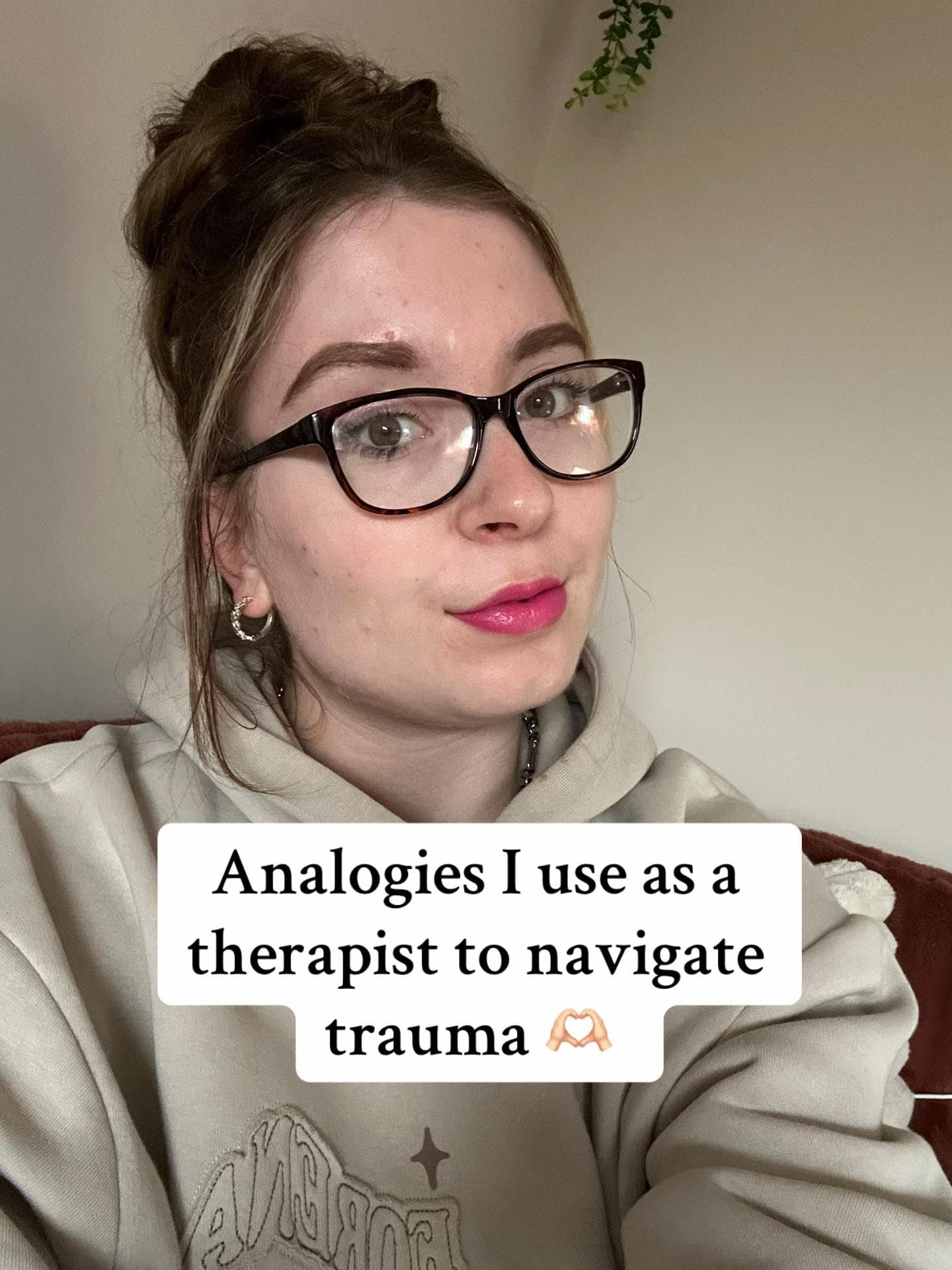 Slide 1: Analogies I use as a
therapist to navigate
trauma 🫶🏼