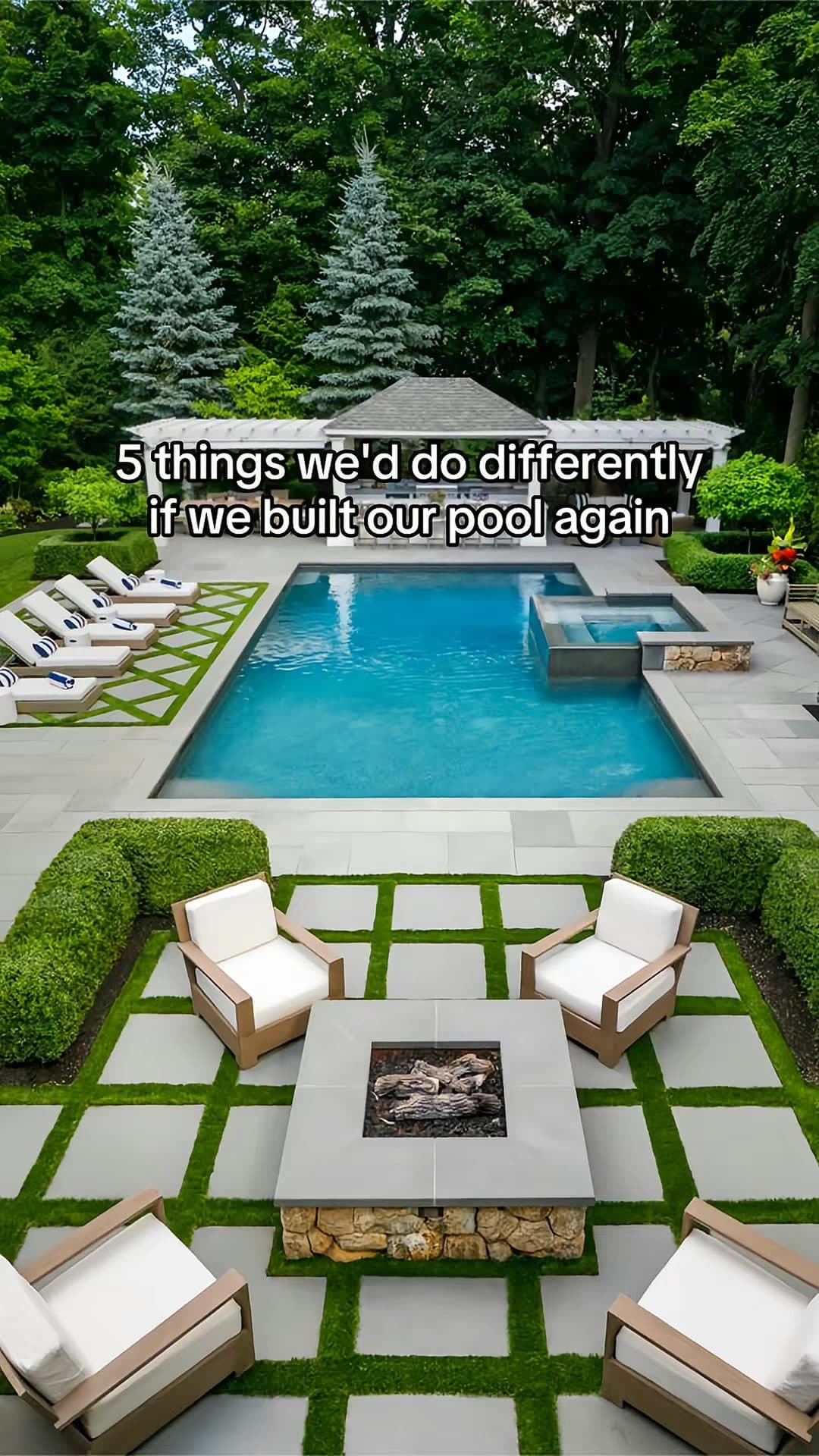 5 things we'd do differently if we built our pool again