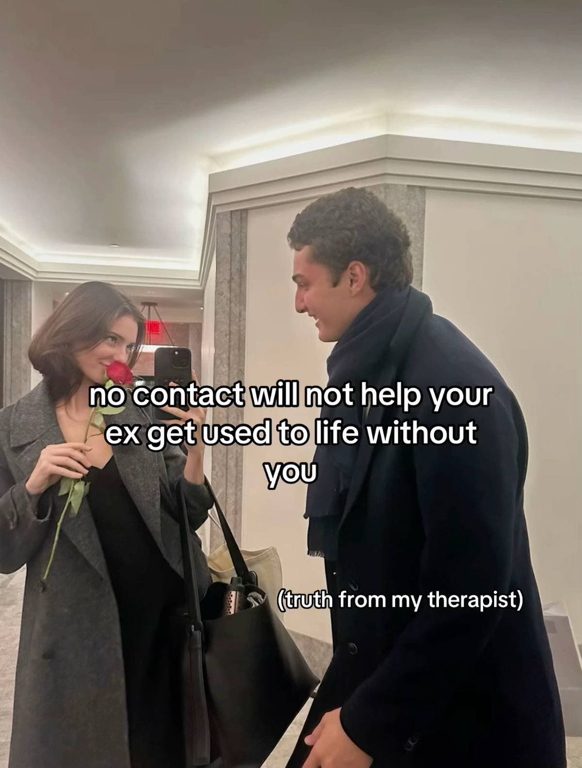 Slide 1: no contact will not help your
ex get used to life without
you
(truth from my therapist)