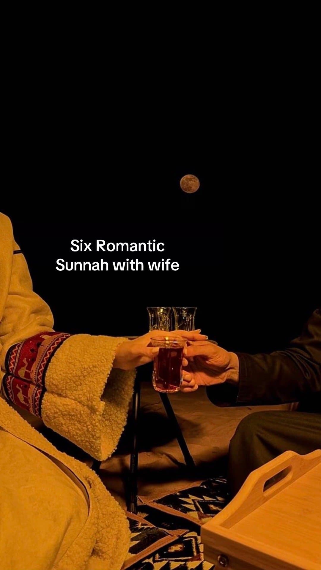Slide 1: Six Romantic
Sunnah with wife