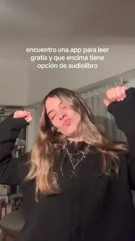 encuentro una app para leer
gratis y que encima tiene
opción de audiolibro
no s…