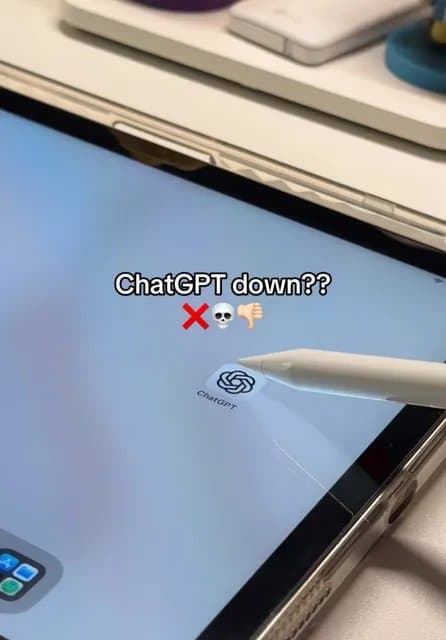 ChatGPT crashed, good thing this study app didnโt โจ๐คช