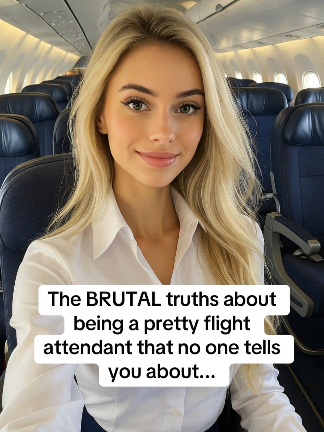 Slide 1: The BRUTAL truths about
being a pretty flight
attendant that no one tells
you about...