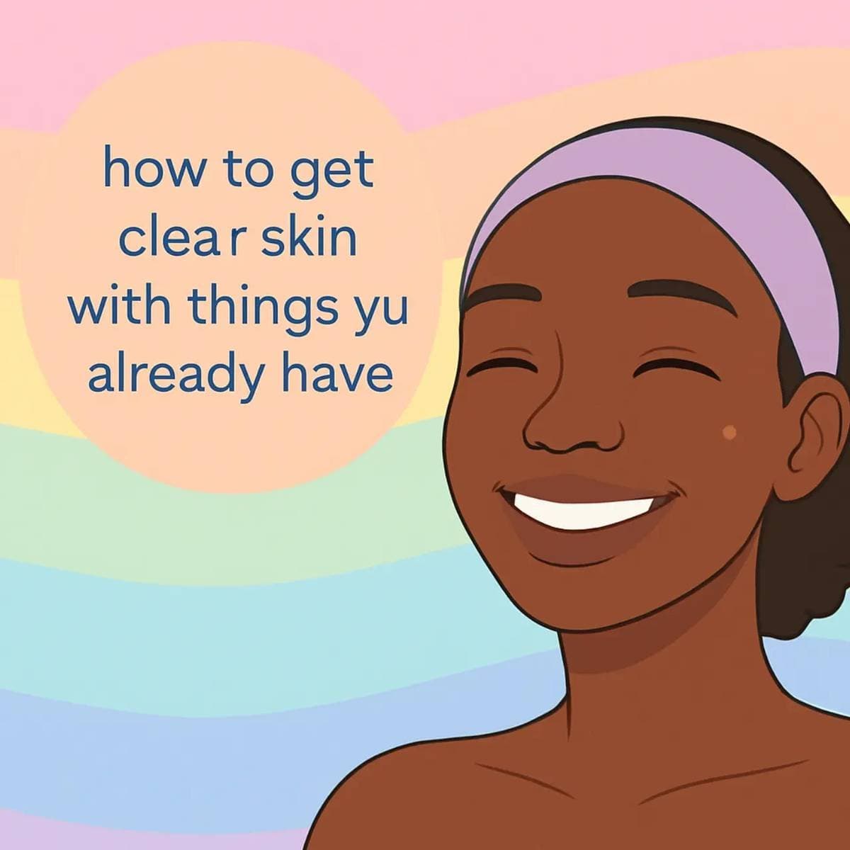 how to get
clear skin
with things yu
already have