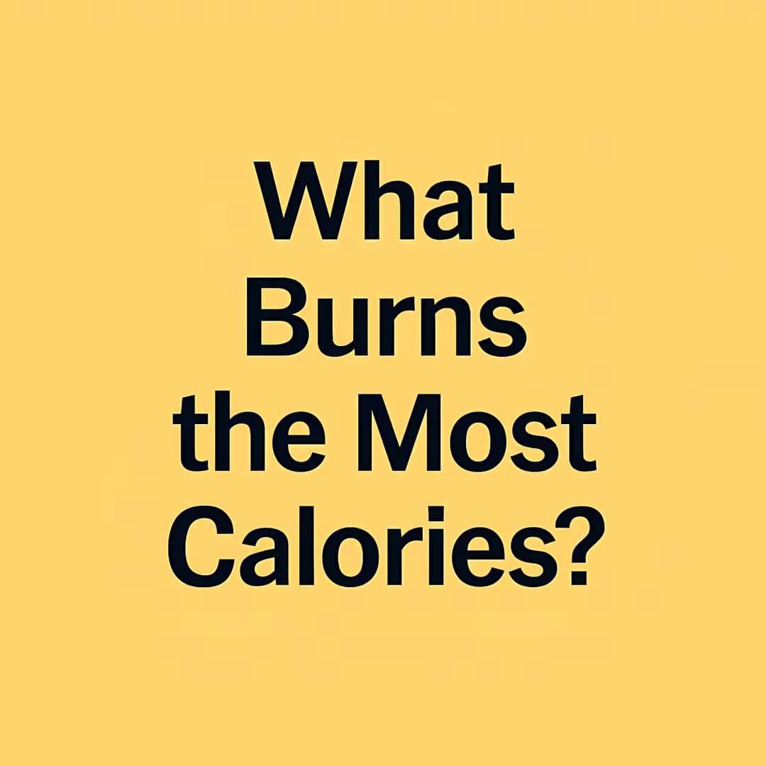Slide 1: What
Burns
the Most
Calories?