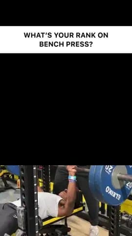 Slide 1: WHAT'S YOUR RANK ON
BENCH PRESS?
LYFTA APP
BRONZE
65lbs / 30kg
SILVER
90lbs / 41kg
GOLD
110lbs / 50kg
PLATINUM
130lbs / 59kg
DIAMOND
150lbs / 68kg
MASTER
170lbs / 77kg
GRANDMASTER
190lbs / 86kg
CHALLENGER
210lbs / 95kg
Age (15y)