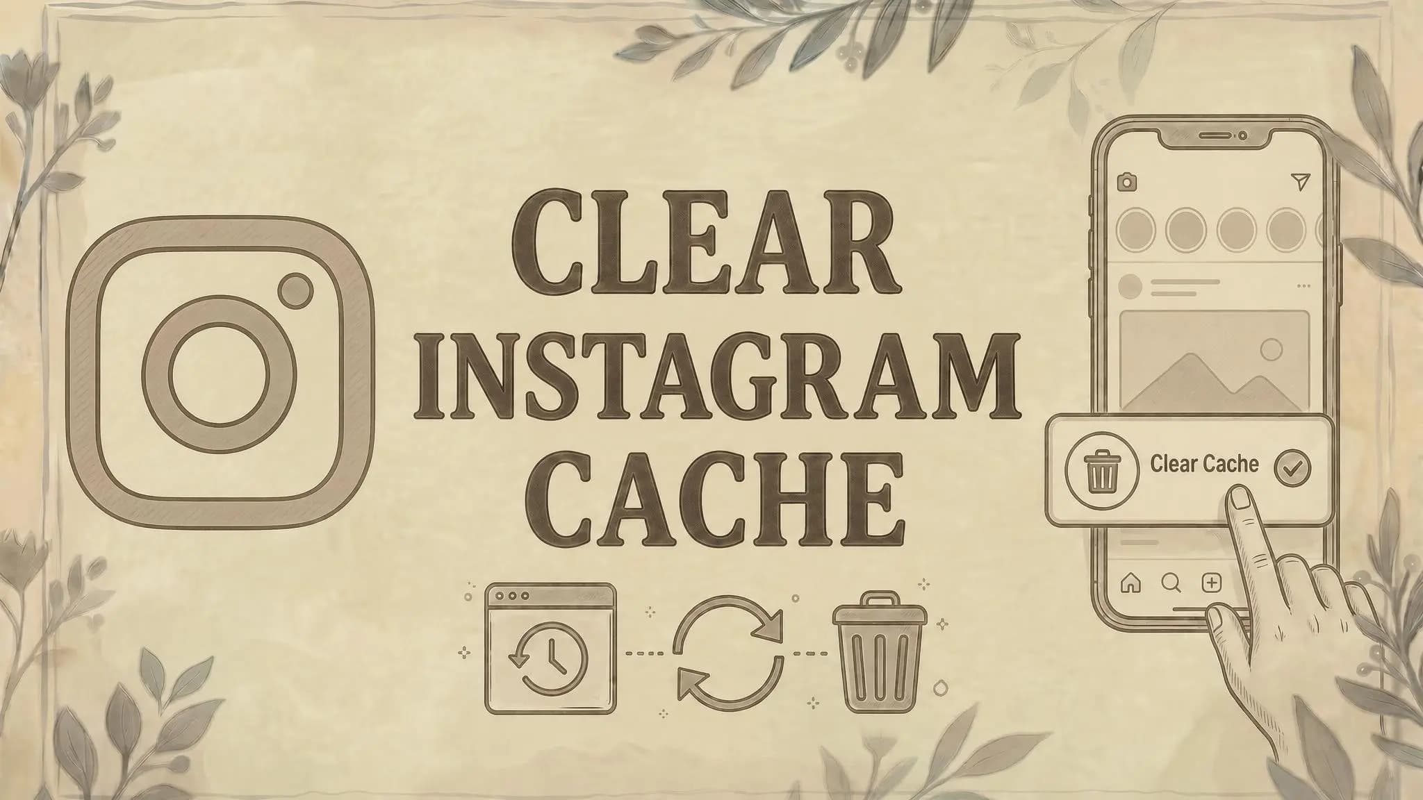 How to Clear Instagram Cache (2026 Guide for Phone and PC)