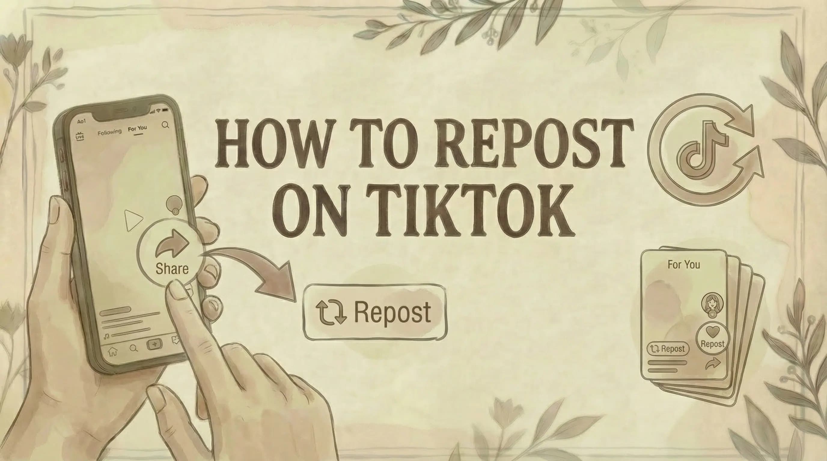 How to Repost on TikTok (2026 Guide)