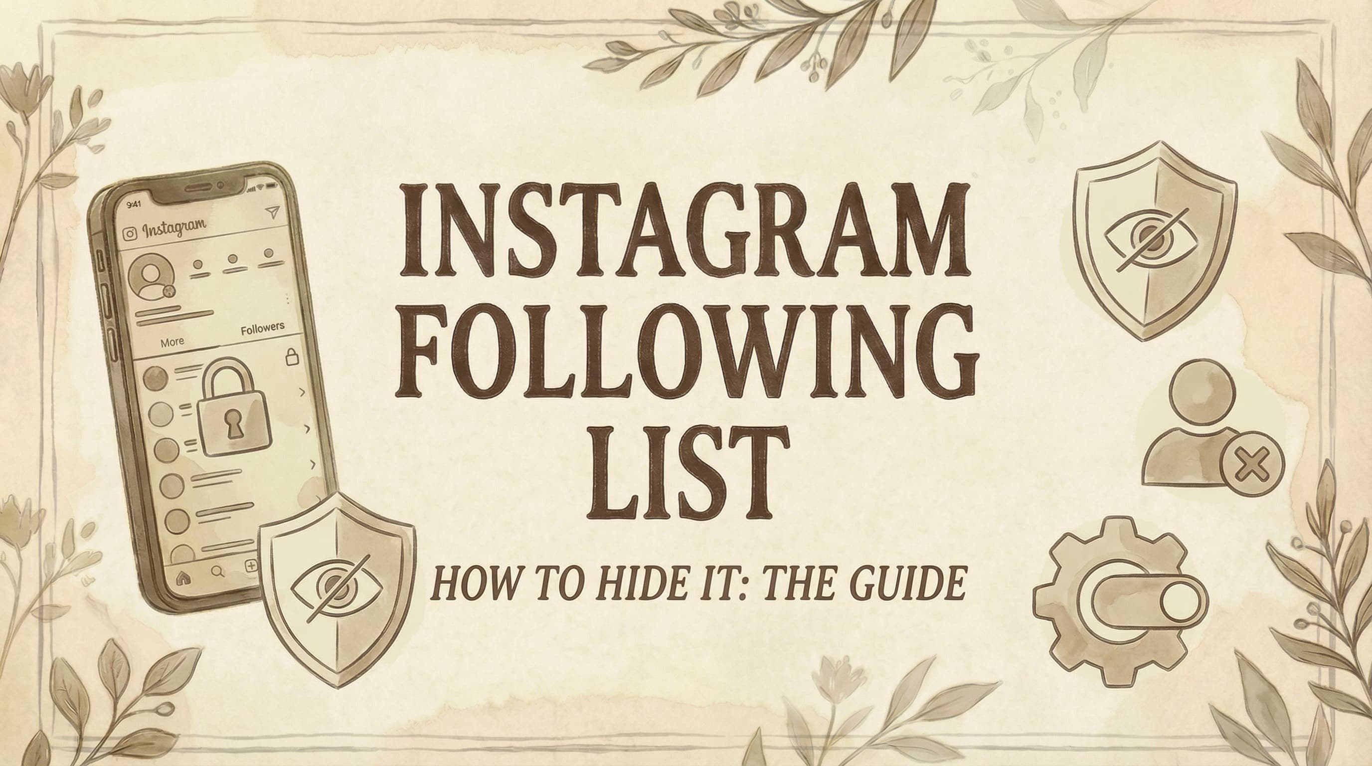 How to Hide Your Following List on Instagram (2025 Guide)