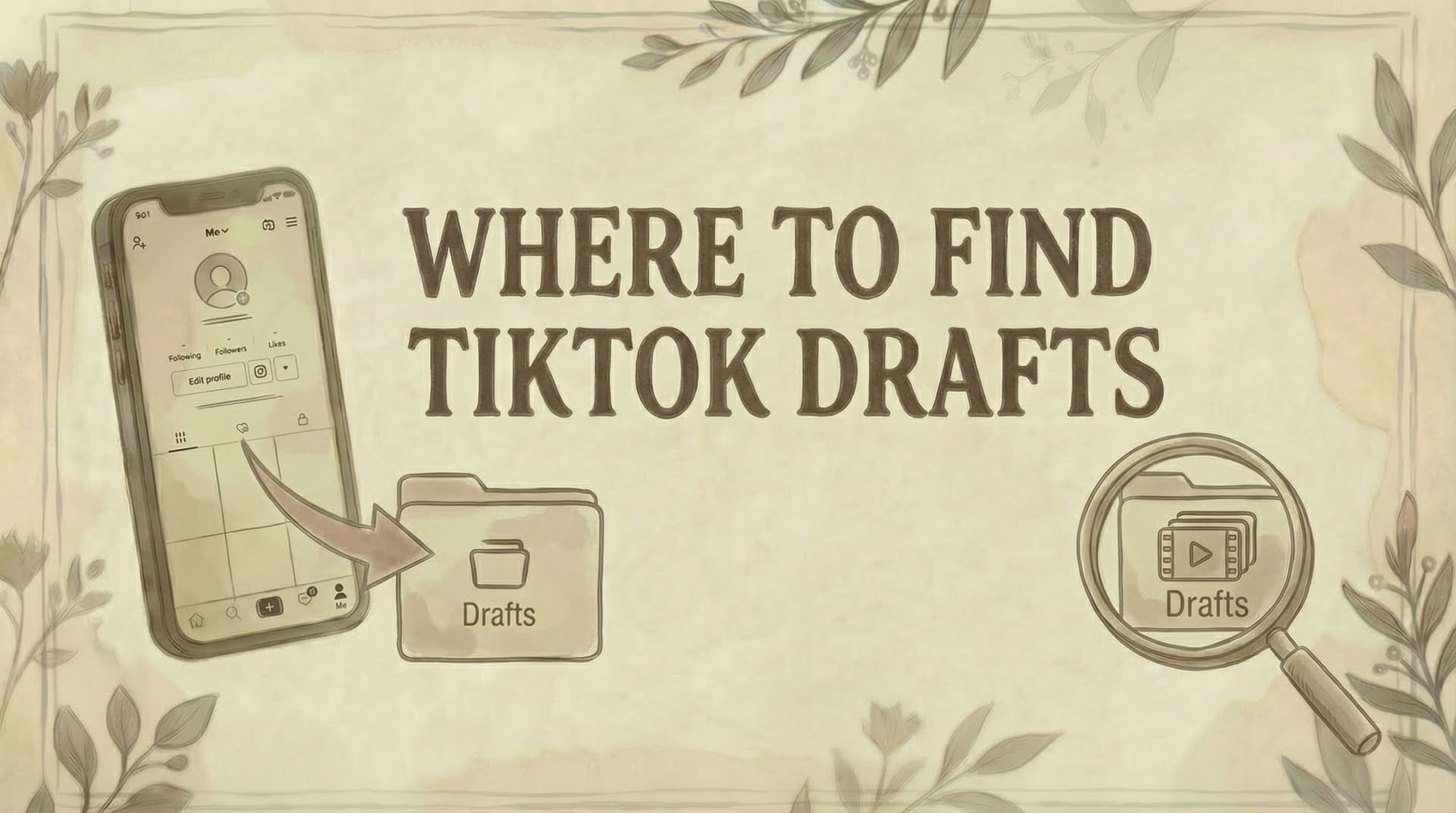 Draftws Where to Find TikTok Drafts (2026 Quick Guide) | Genviral