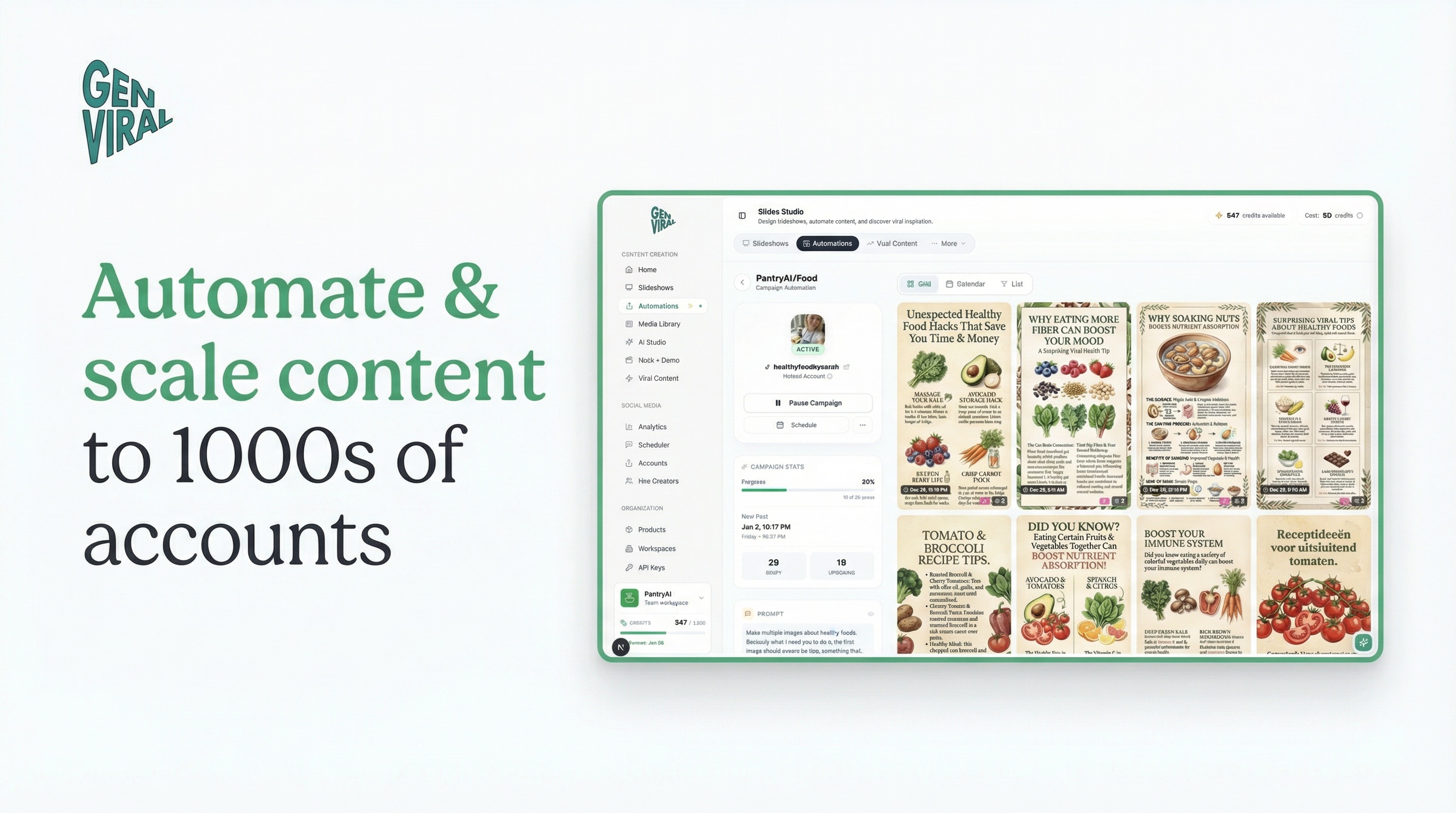 Genviral - AI Content Creation Tool for Social Media